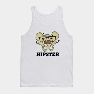 Hipster Cute Hip Bone Anatomy Pun Tank Top